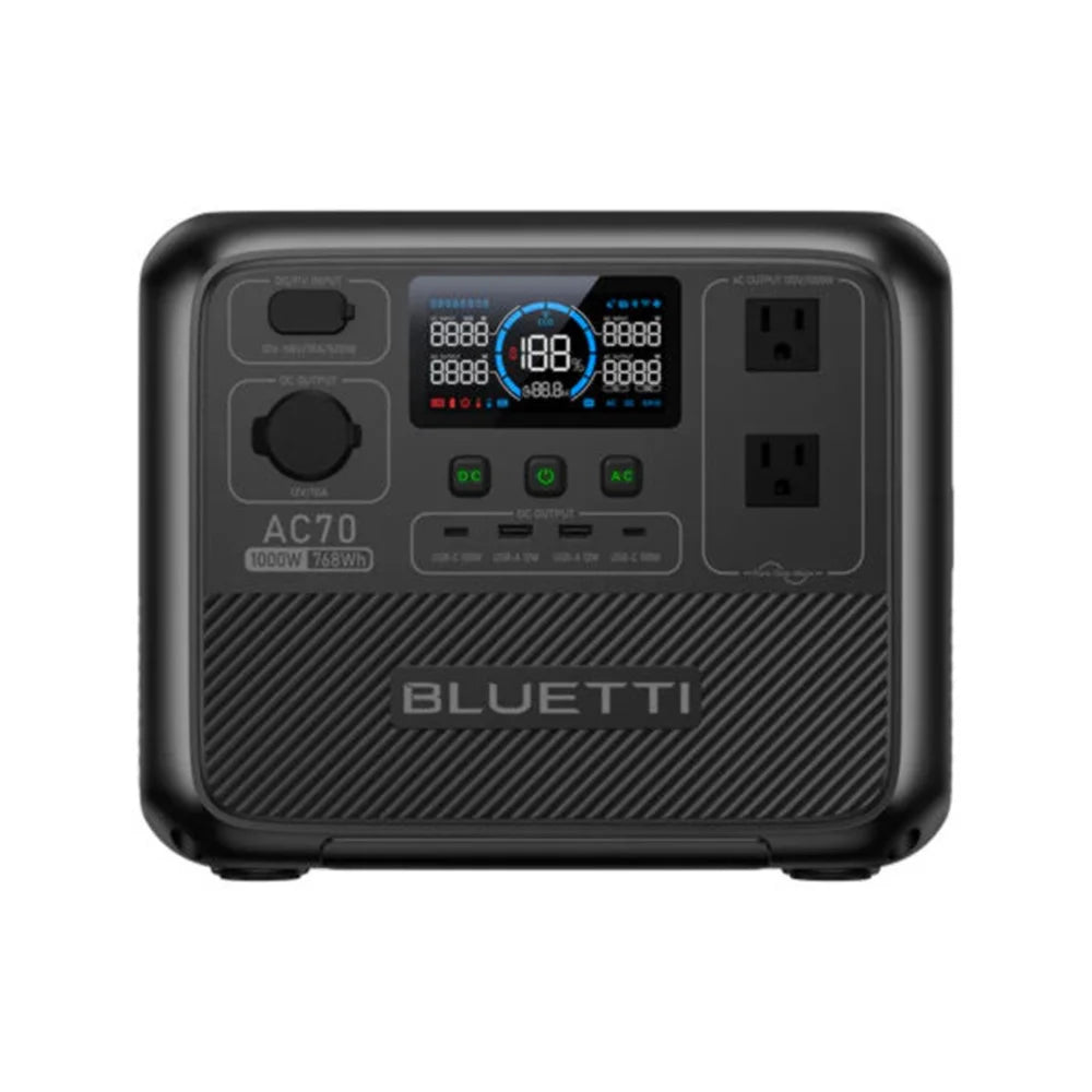 1000W 768Wh, Solar Generator for Road Trip, Off-grid, Power Outage