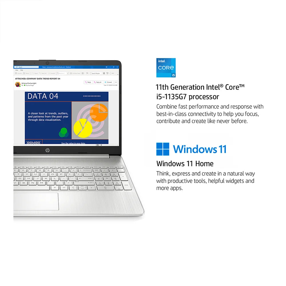 HP 15.6" FHD IPS Flagship Laptop Computer Intel Core