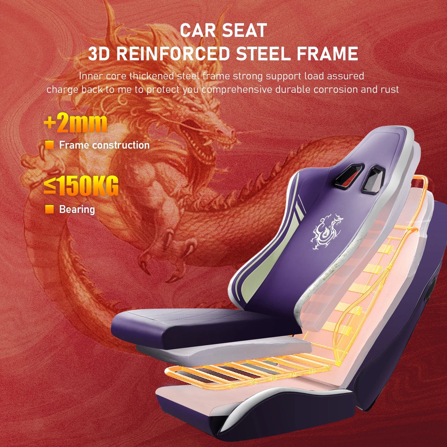 Gaming Chair with Bluetooth Speakers, Footrest & Ergonomic Design
