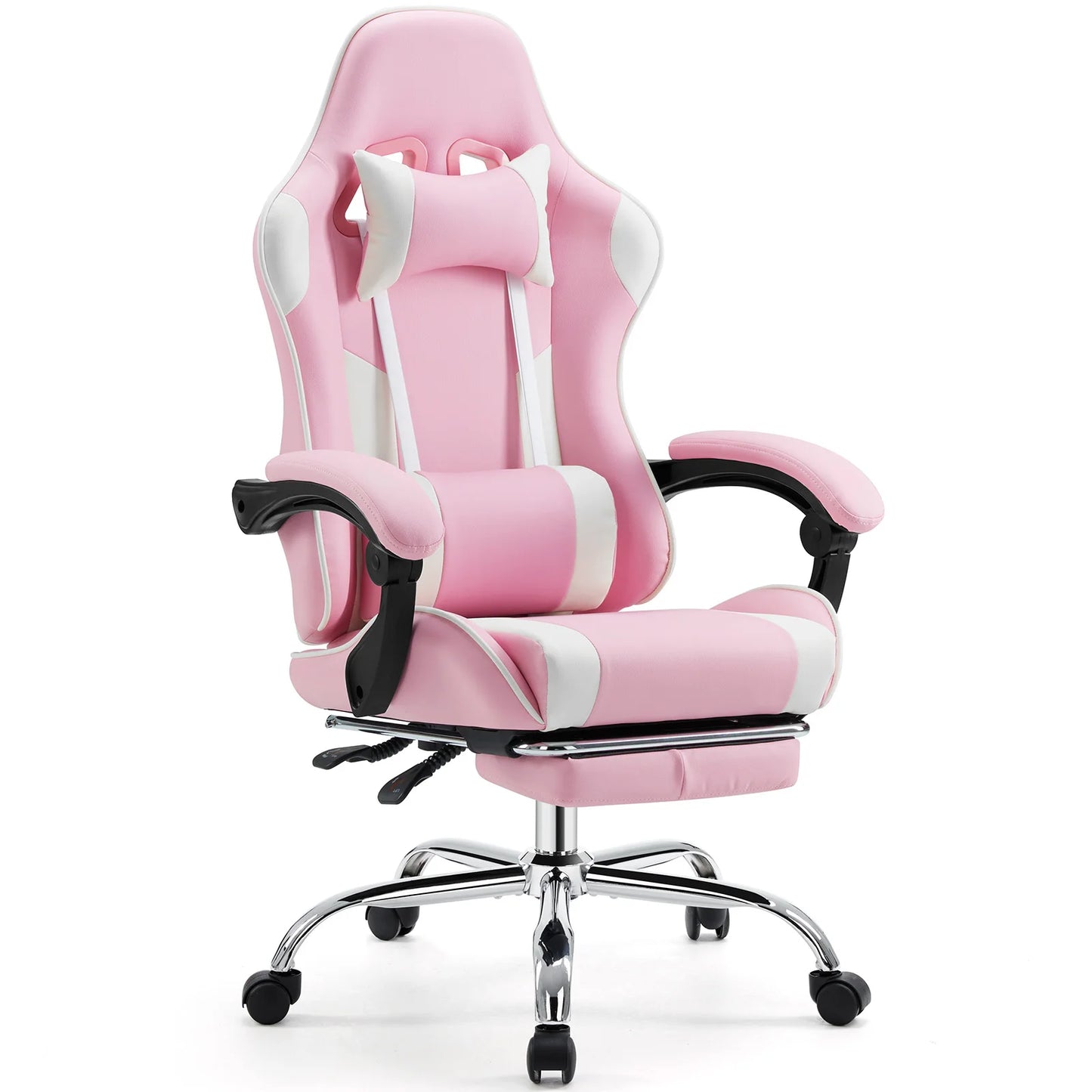 Gaming Chair Adjustable Swivel  with Headrest and Lumbar Support