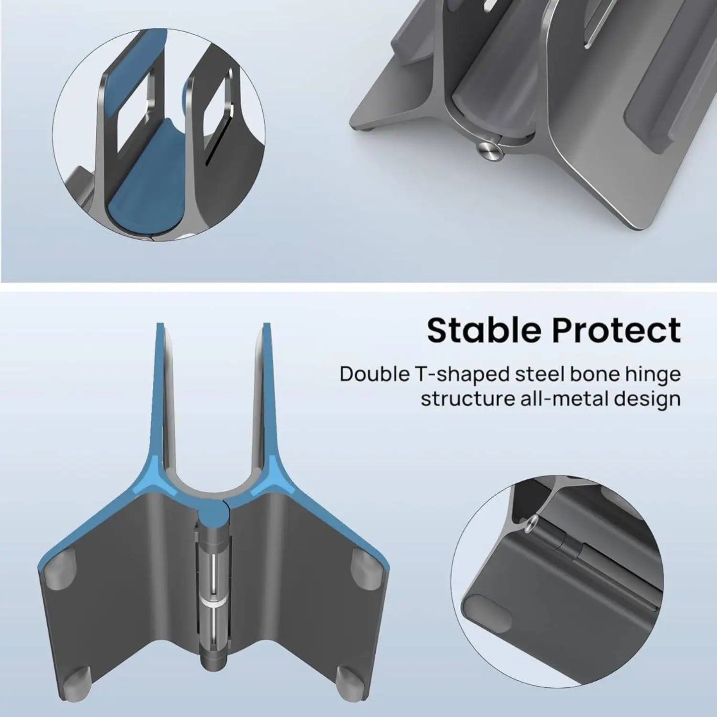Vertical Stand for Laptop Tablet Phone Keyboard
