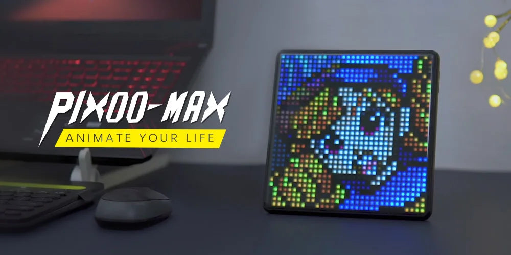 Digital Photo Frame with 32*32 Pixel Art Programmable LED Display Board.