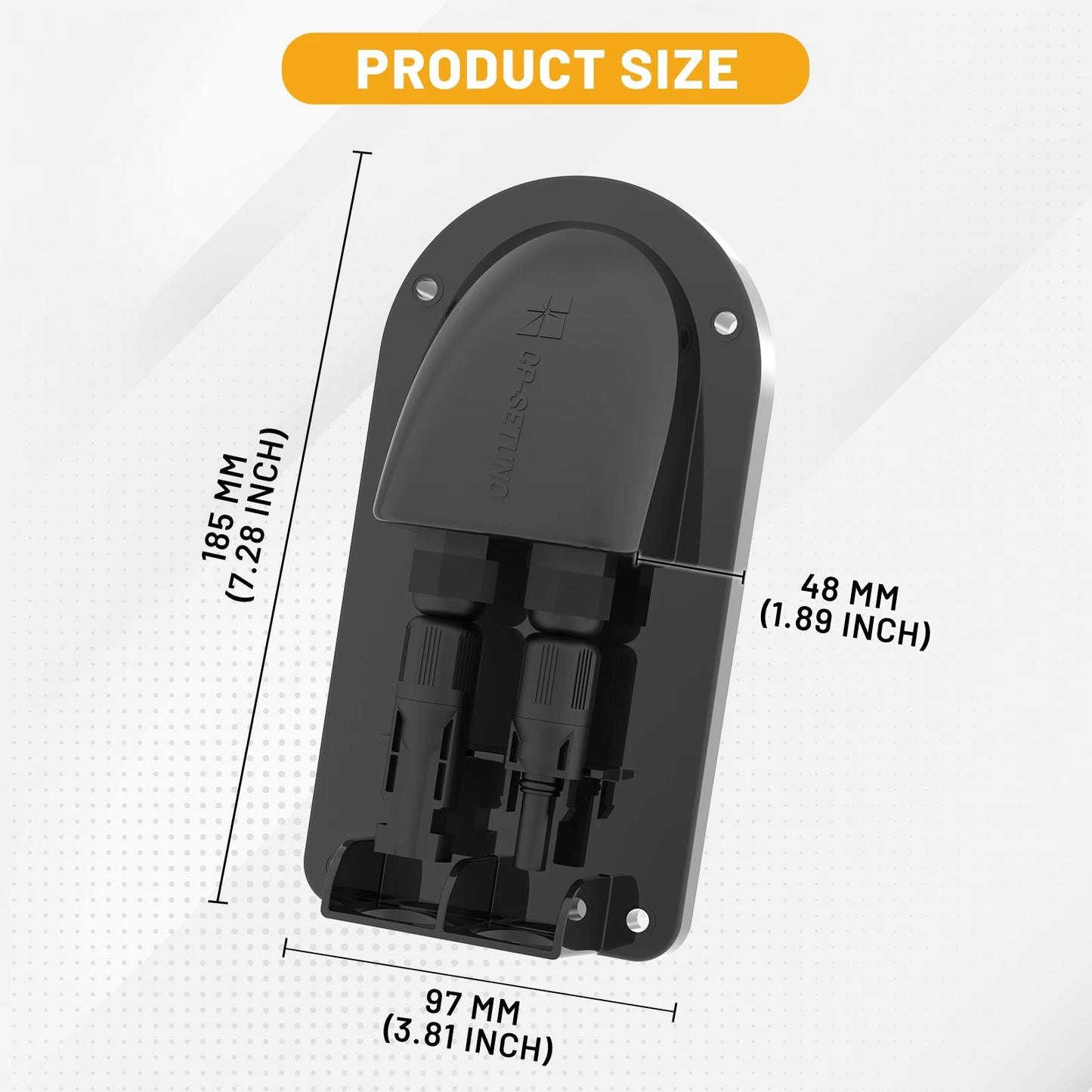 Solar Double Cable RV Caravan Roof Solar Junction Box