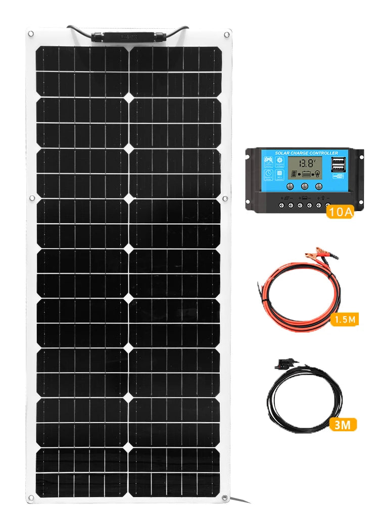 12V Flexible Solar Panel Kit