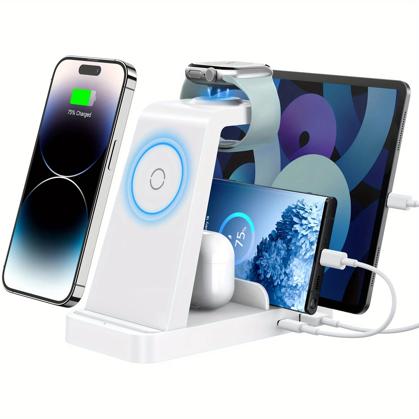 5-in-1 Fast Wireless Charging Station for Multiple Devices