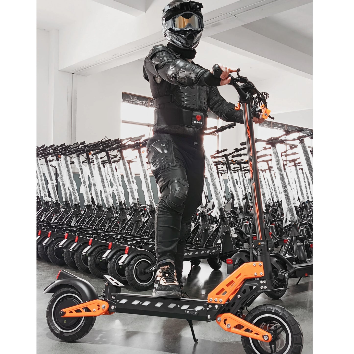 Off-Road  Dual Motor 48V 52V 20.8Ah Electric Scooter 1200W