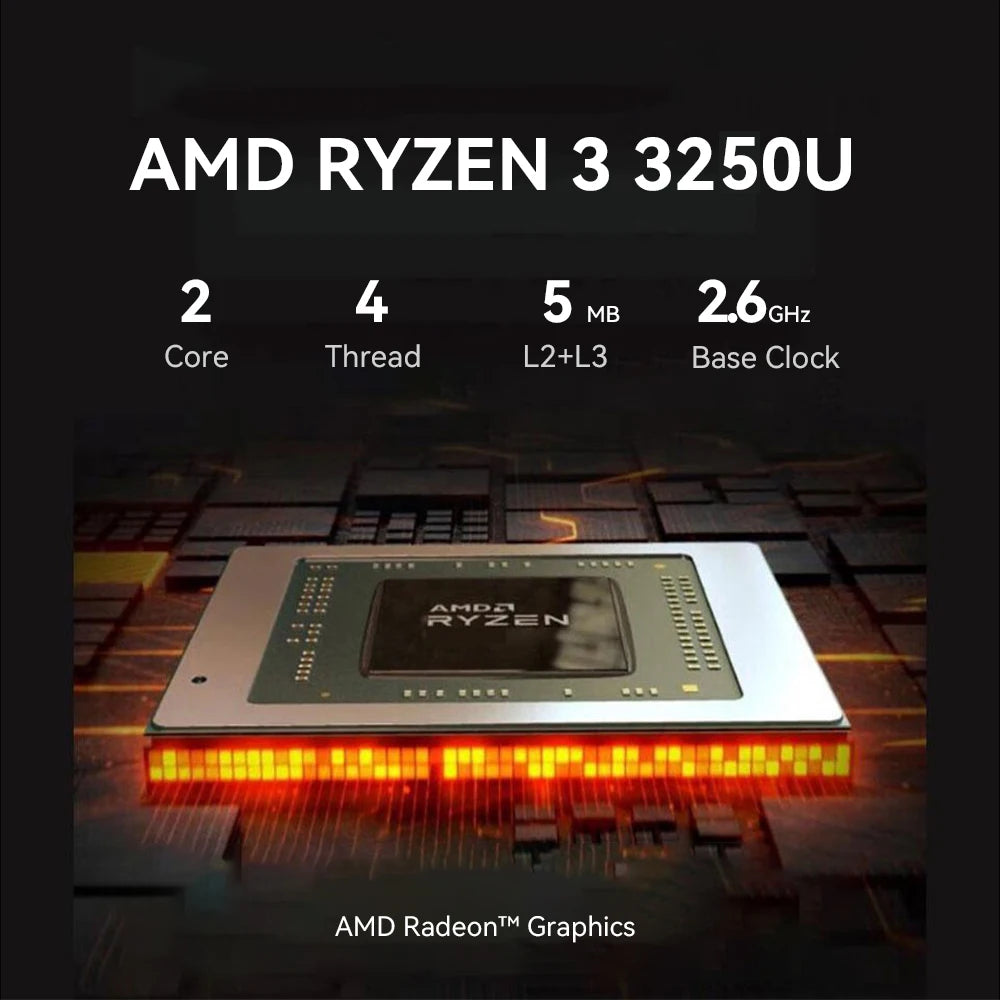 All-in-One PC AMD R3 3250U Business Desktop 23.8"