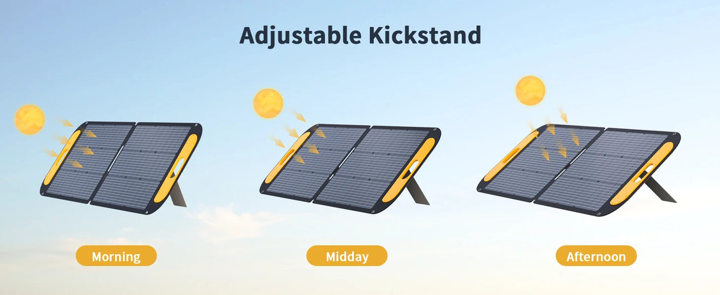 110W Portable Waterproof Foldable Solar Panel