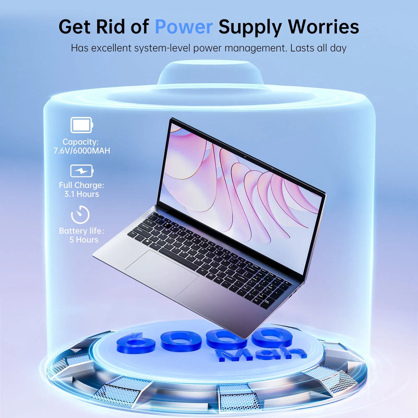 17.3inch Laptop with High Performance Quad Core