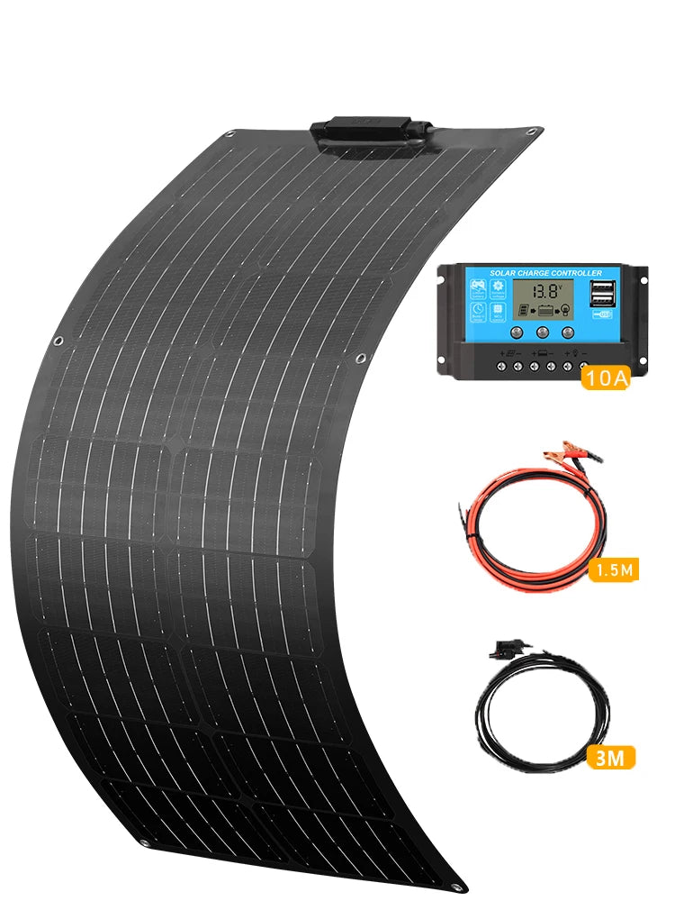 12V Flexible Solar Panel Kit
