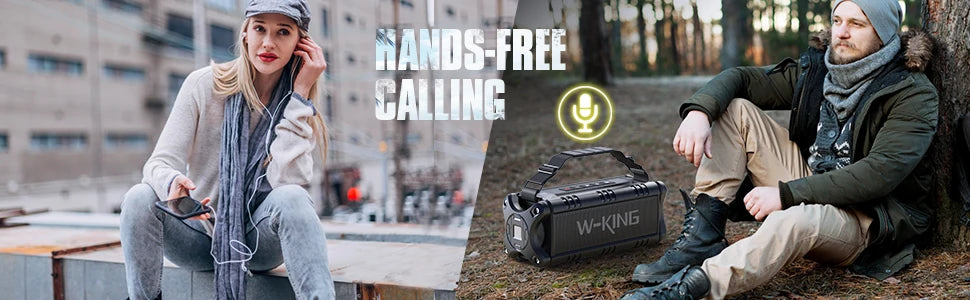 Bluetooth Speaker, 90W Peak, Waterproof, Wireless, Large Outdoor Portable Speaker