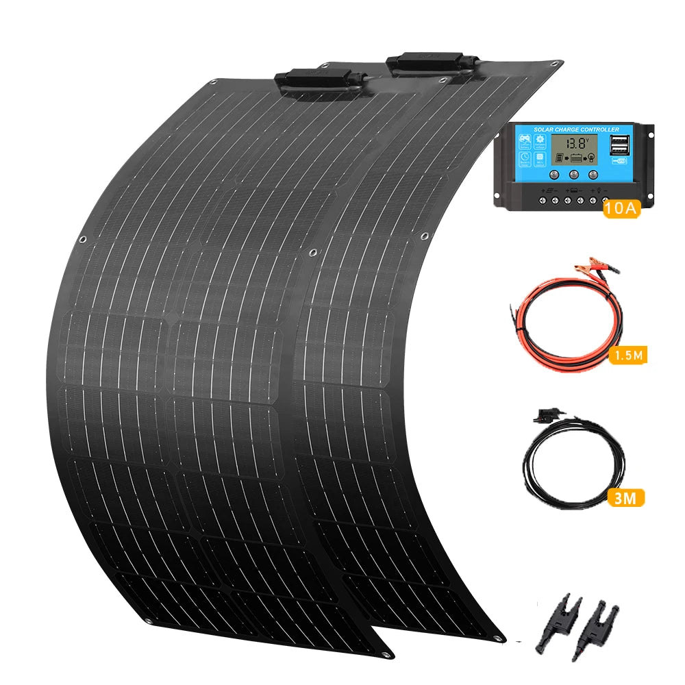 12V Flexible Solar Panel Kit