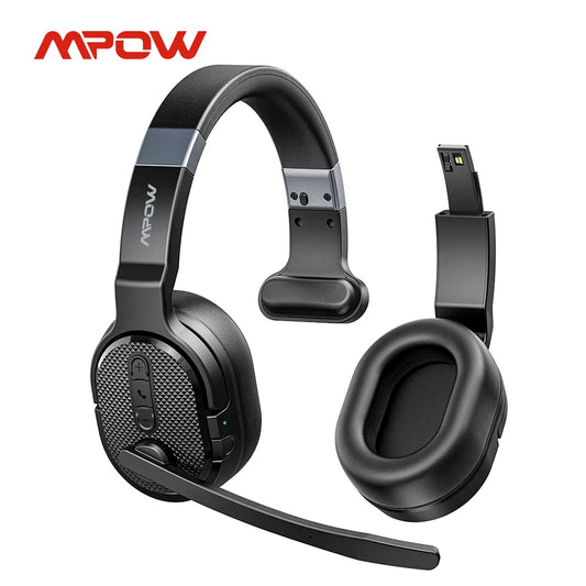 2 in 1 Wireless Headphones Bluetooth Headset
