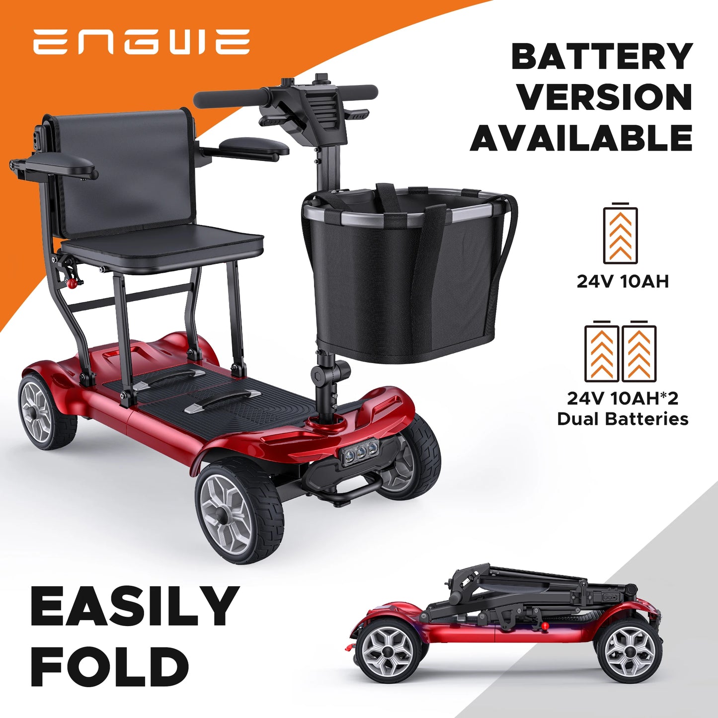 Electric Mobility Scooter For Adults And Seniors