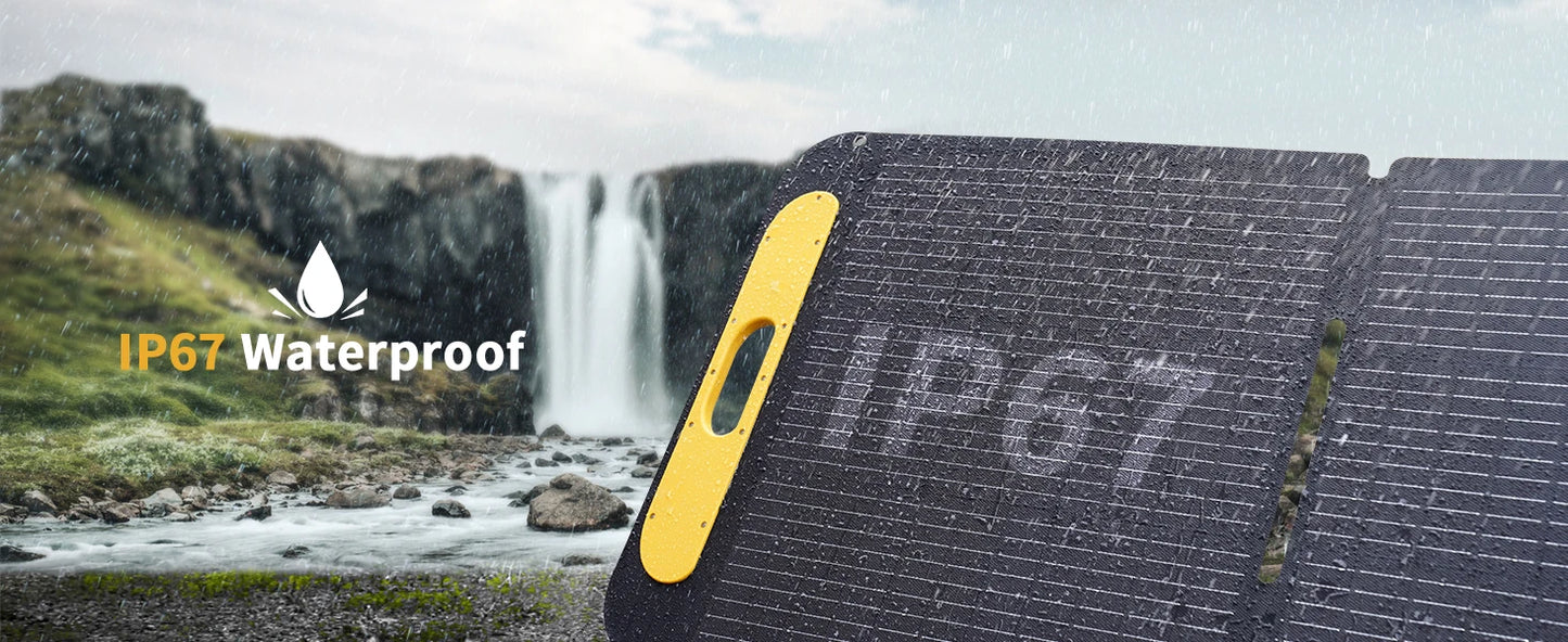 110W Portable Waterproof Foldable Solar Panel
