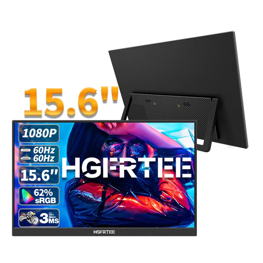 15.6inch Portable Monitor FHD-IPS Panel Second Screen for Laptop
