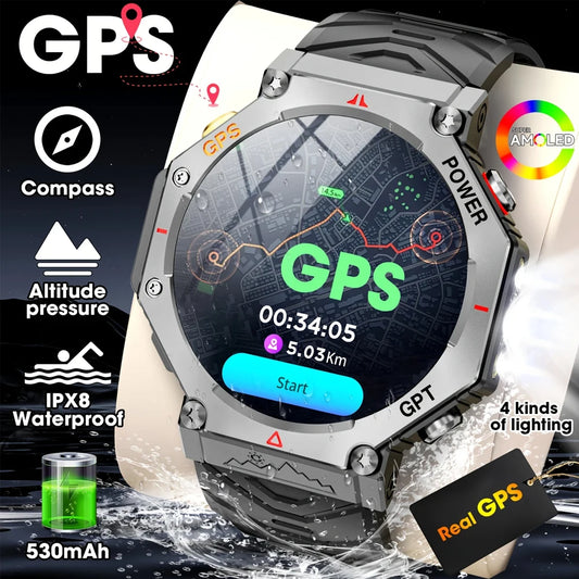SENBONO GPS Smart Watch with Built-in GPS