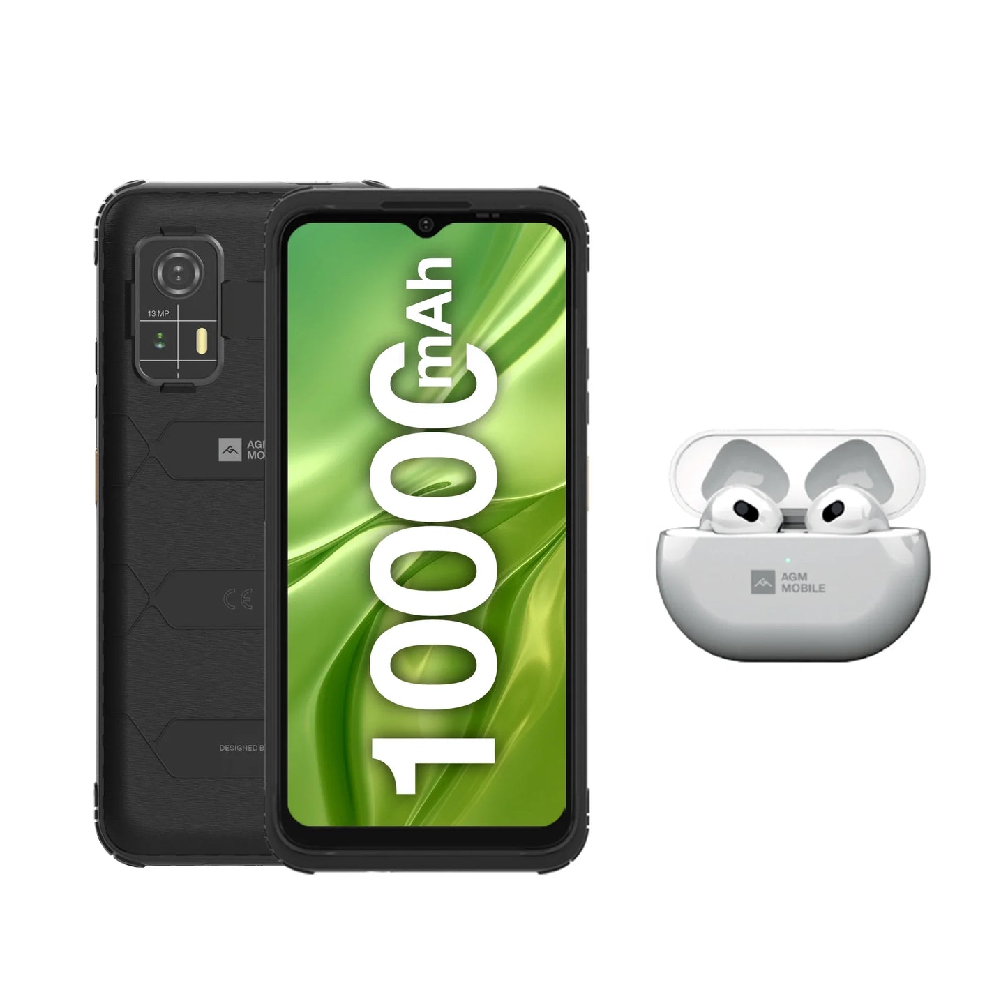 Rugged Smartphone  4+128GB HD+ Display
