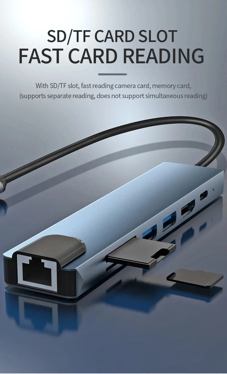 7 in 1 Type C Docking Station