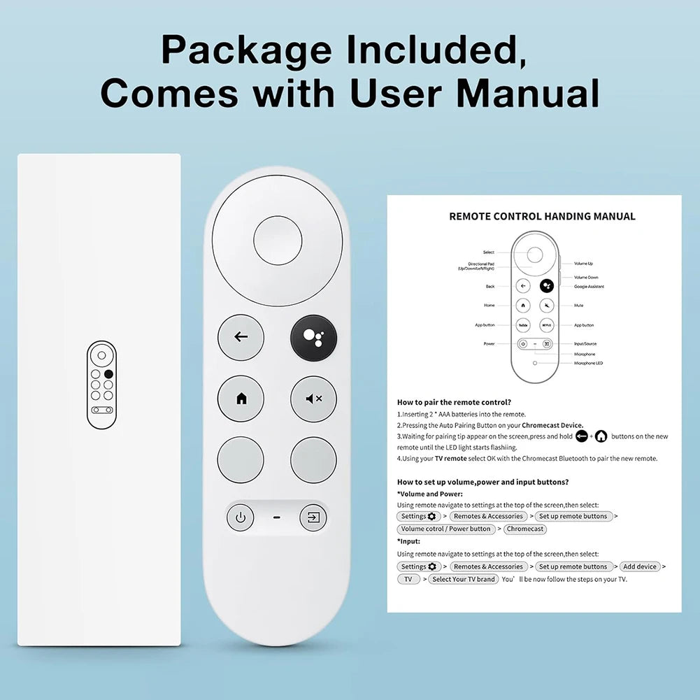 Suitable for Google Chromecast TV Voice Set-Top Box Replacement remote