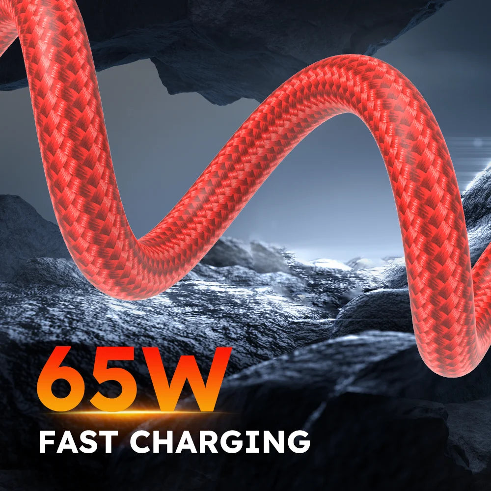 4pcs 3in1 USB-C Fast Charging Cable