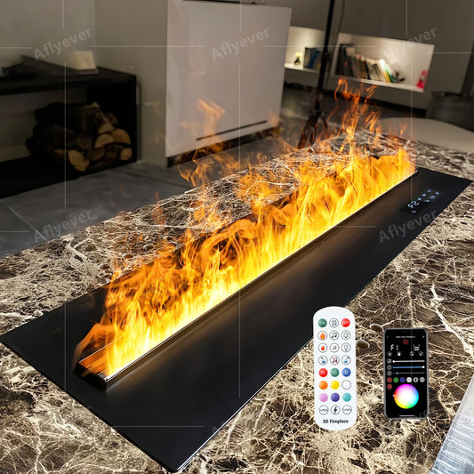 Smart atomization fireplace, 3D multi-color ,water vapor
