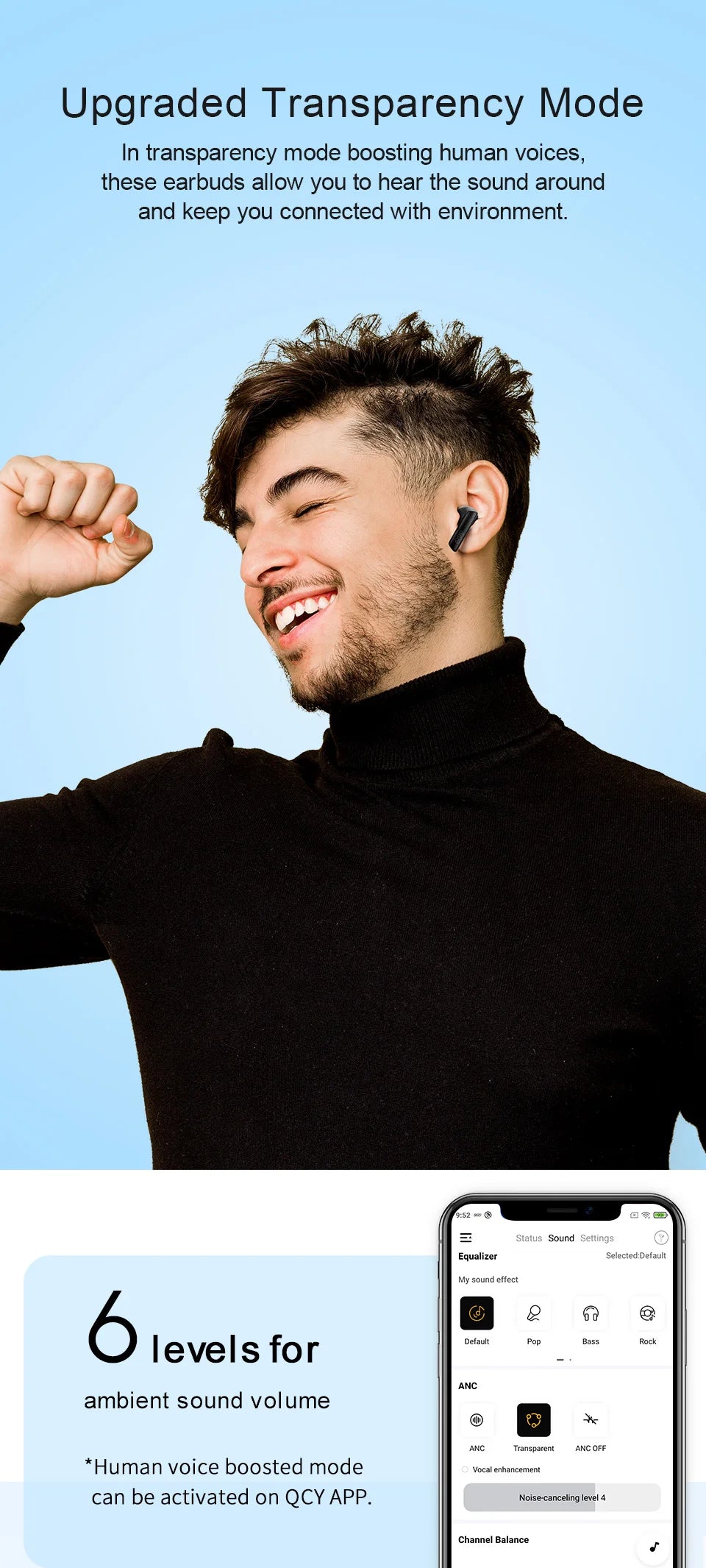 Wireless TWS Bluetooth  Earbuds, Noise cancelling