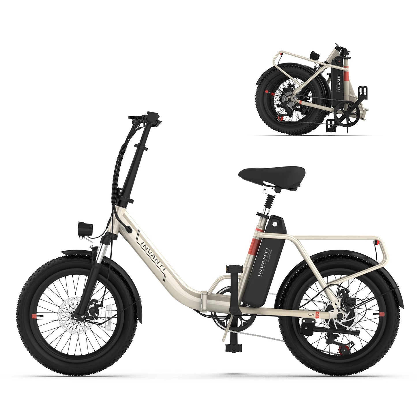 20" Folding Electric Bike 500W Motor