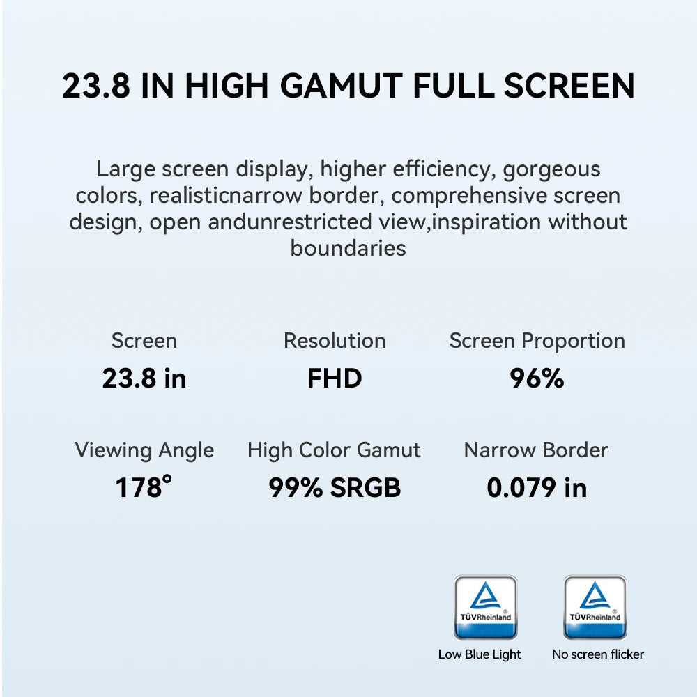 All-in-One PC AMD R3 3250U Business Desktop 23.8"