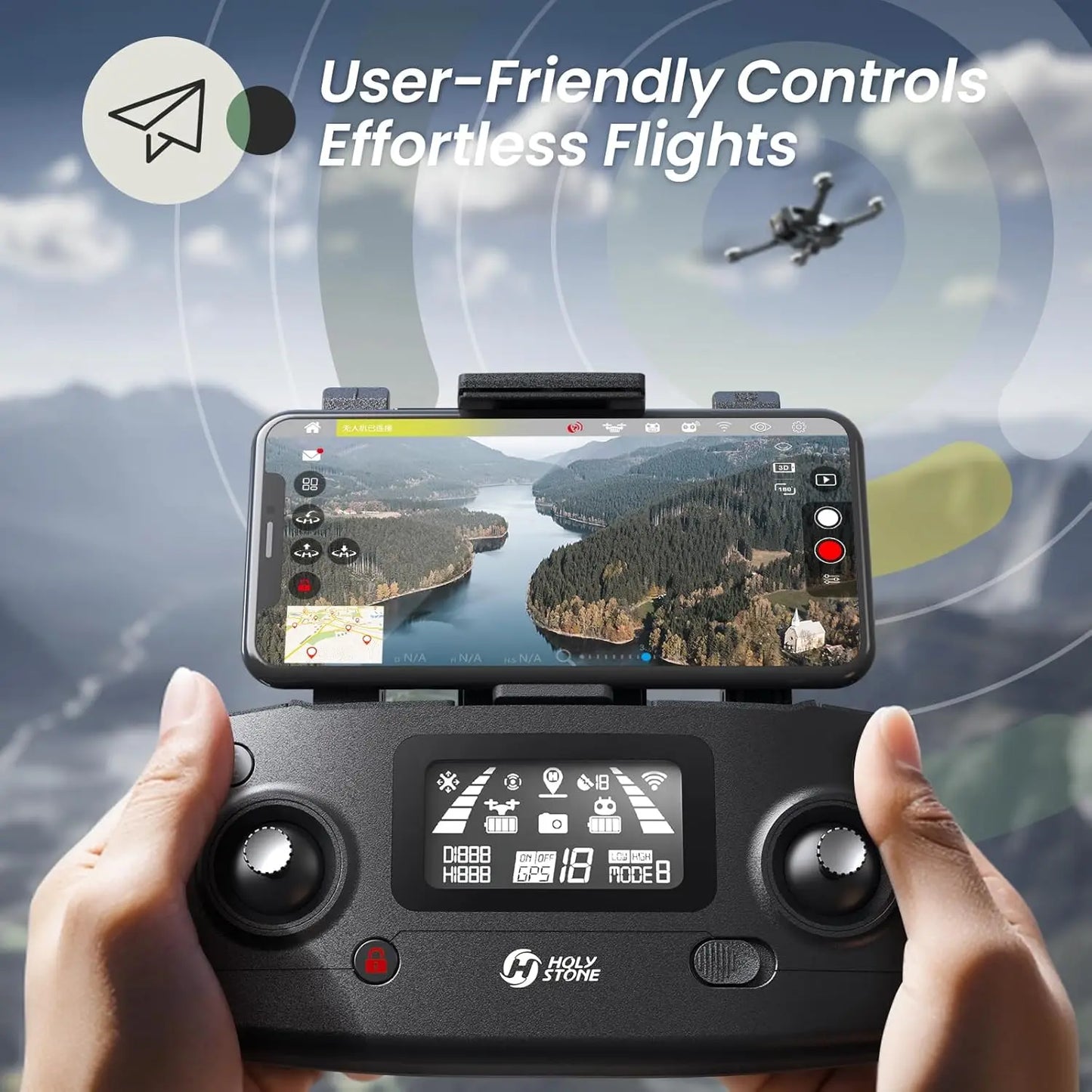 Holy Stone HS720E 4K Drone: 46min Flight