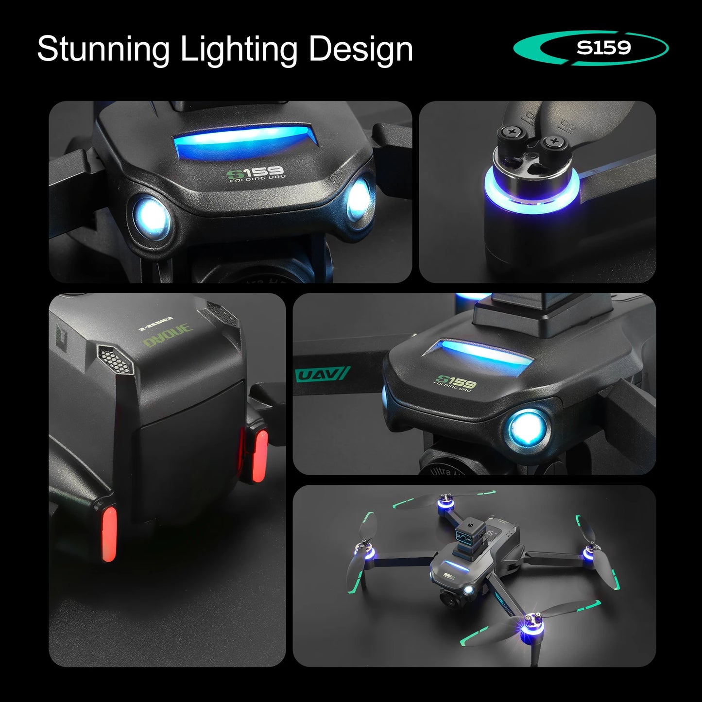 2025 Long-Endurance (2Batteries 45min) GPS Drone, Brushless Motor
