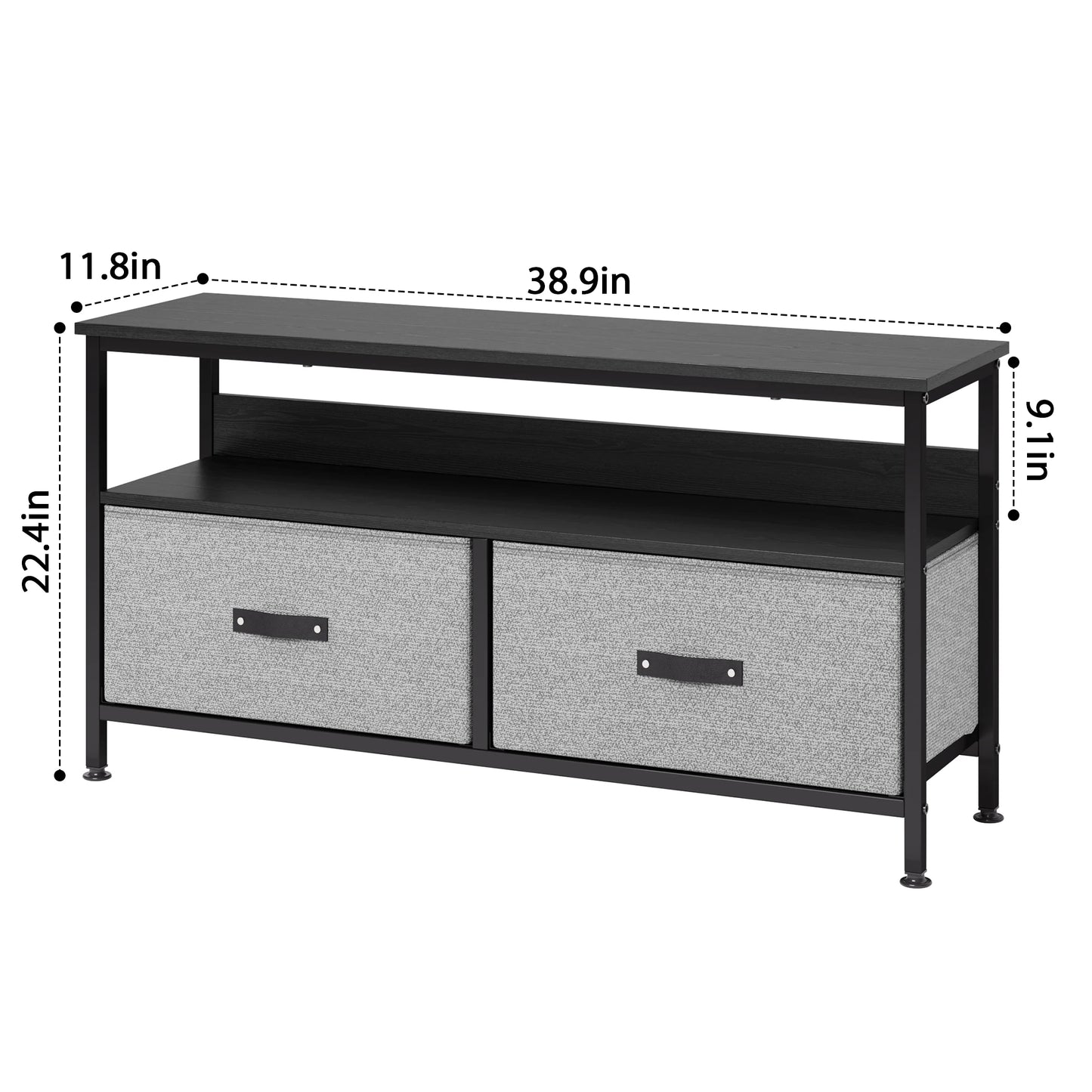 TV Console Stand Dresser with Storage