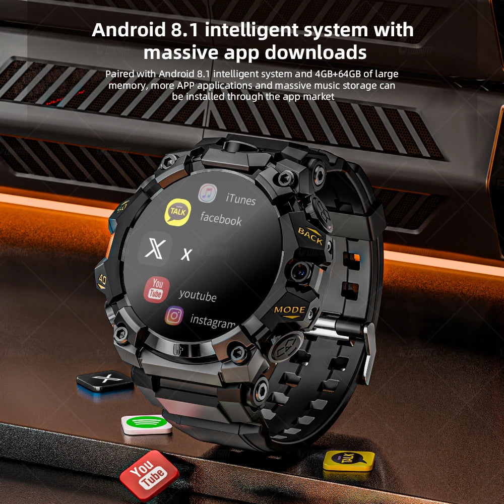 LOKMAT New APPLLP 2 PRO Rugged Sport Android Smart Watch