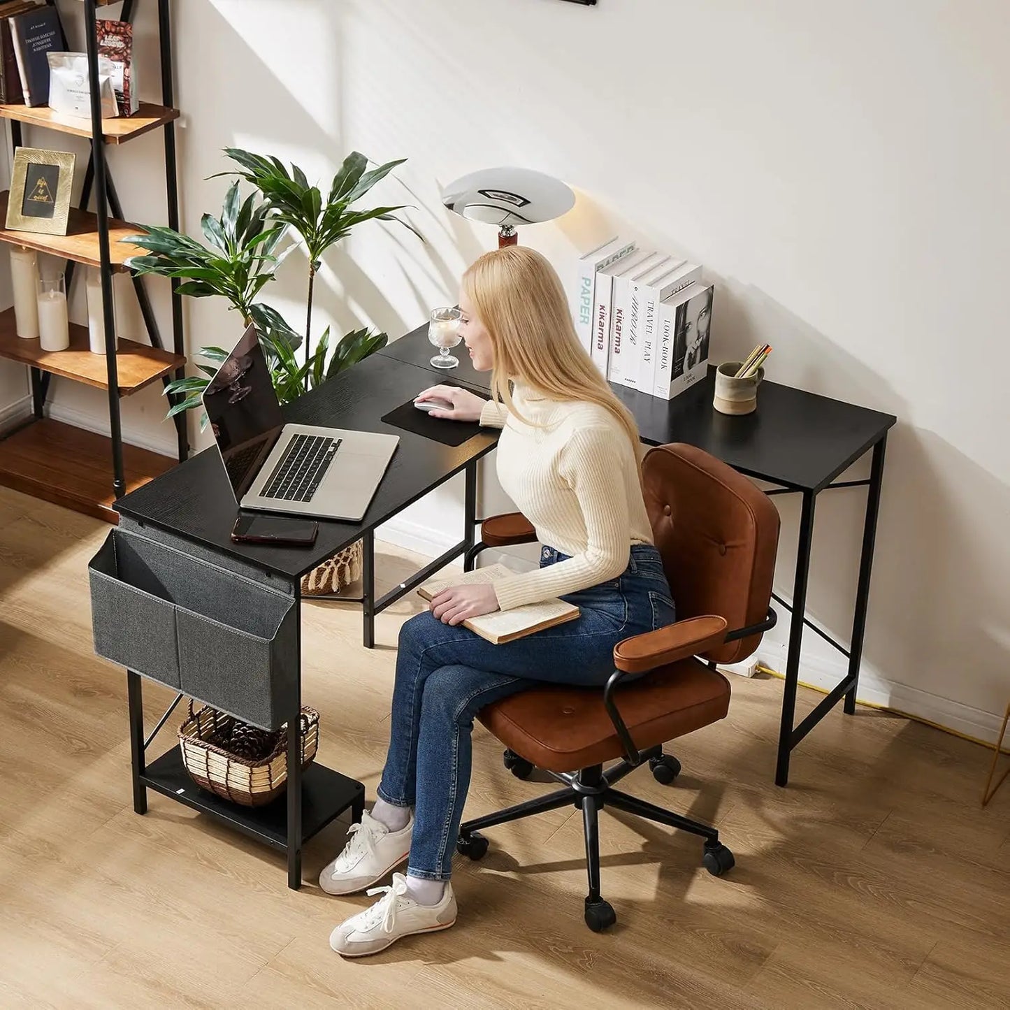 L Shaped Desk. 50-Inch Corner Gaming Desk