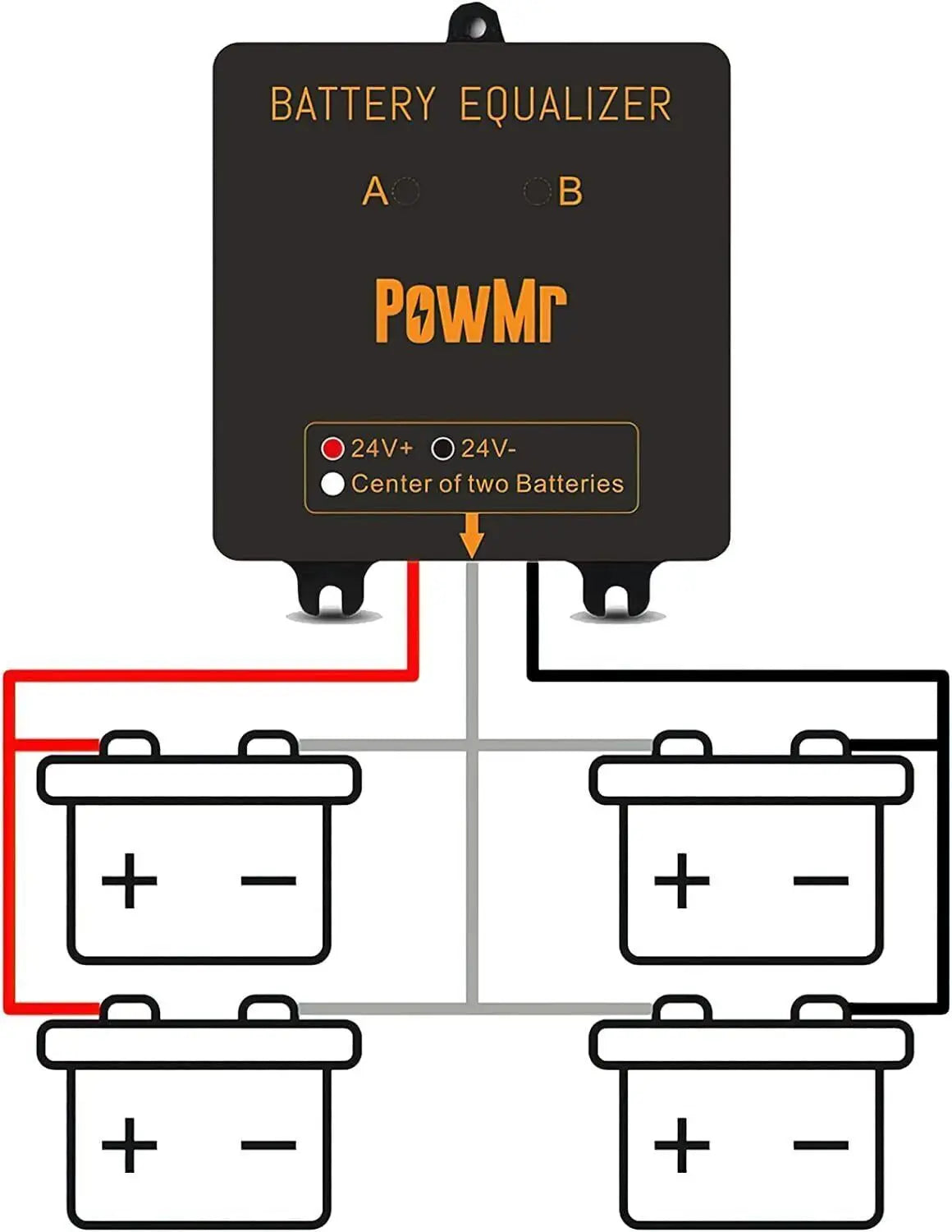 24V Battery Balancer Equalizer Protection, Solar Cell Regulator Voltage