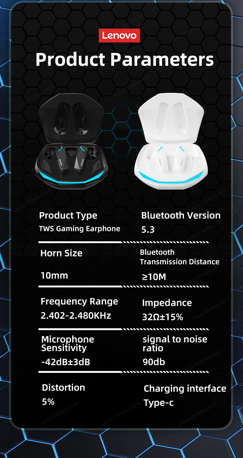 Lenovo GM2 Pro Bluetooth Earphones