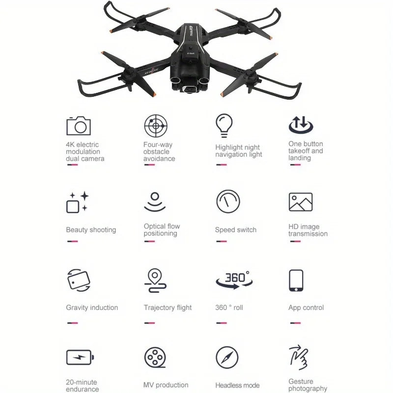 Foldable Camera Drone for Beginners & Adult
