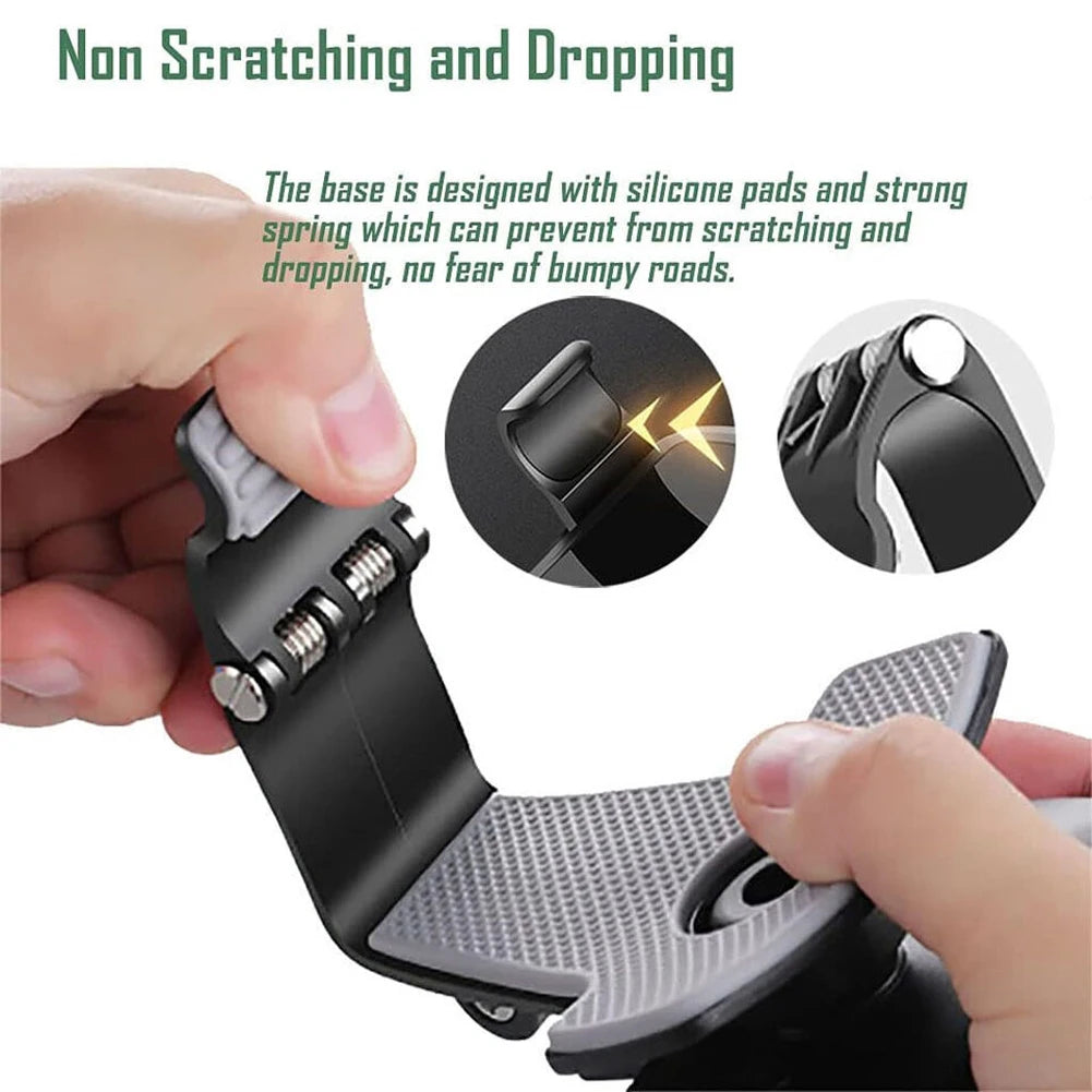 360 Degree Rotating  Adjustable Spring Clip Cell Phone Holder