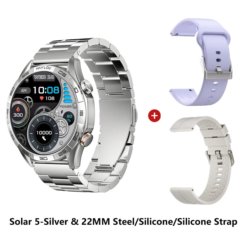 HAYLOU Solar 5 Voice Calling Smartwatch 1.58'' AMOLED Display