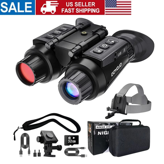 3D Night Vision Goggles Binoculars 8X Digital Zoom