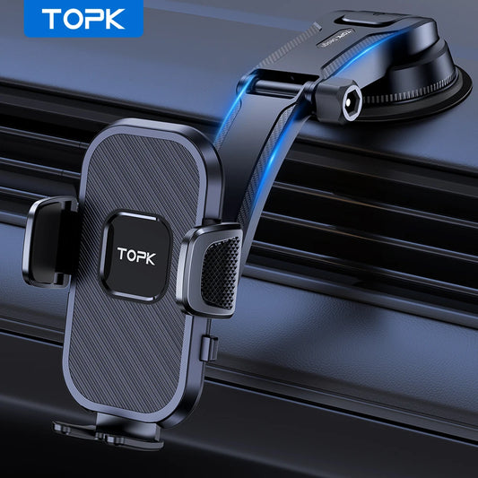 Universal Car Phone Holder Dashboard Mount, 360° Rotatable
