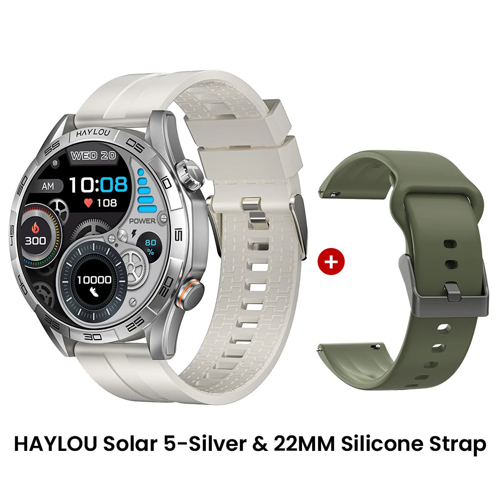 HAYLOU Solar 5 Voice Calling Smartwatch 1.58'' AMOLED Display