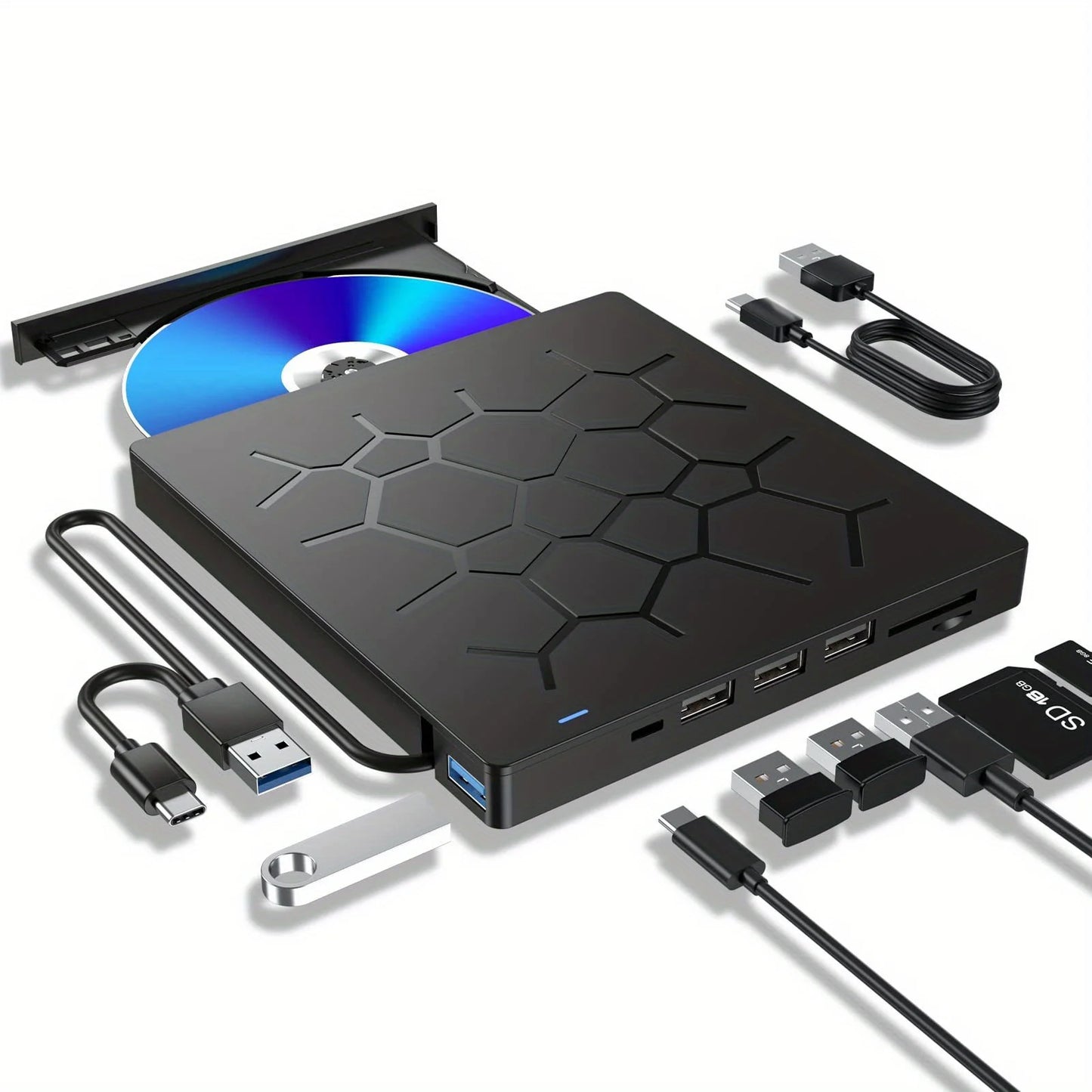 Versatile External CD/DVD Drive For Laptop