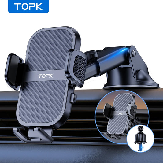 , Car Phone Holder Mount for Dashboard & Air Vent