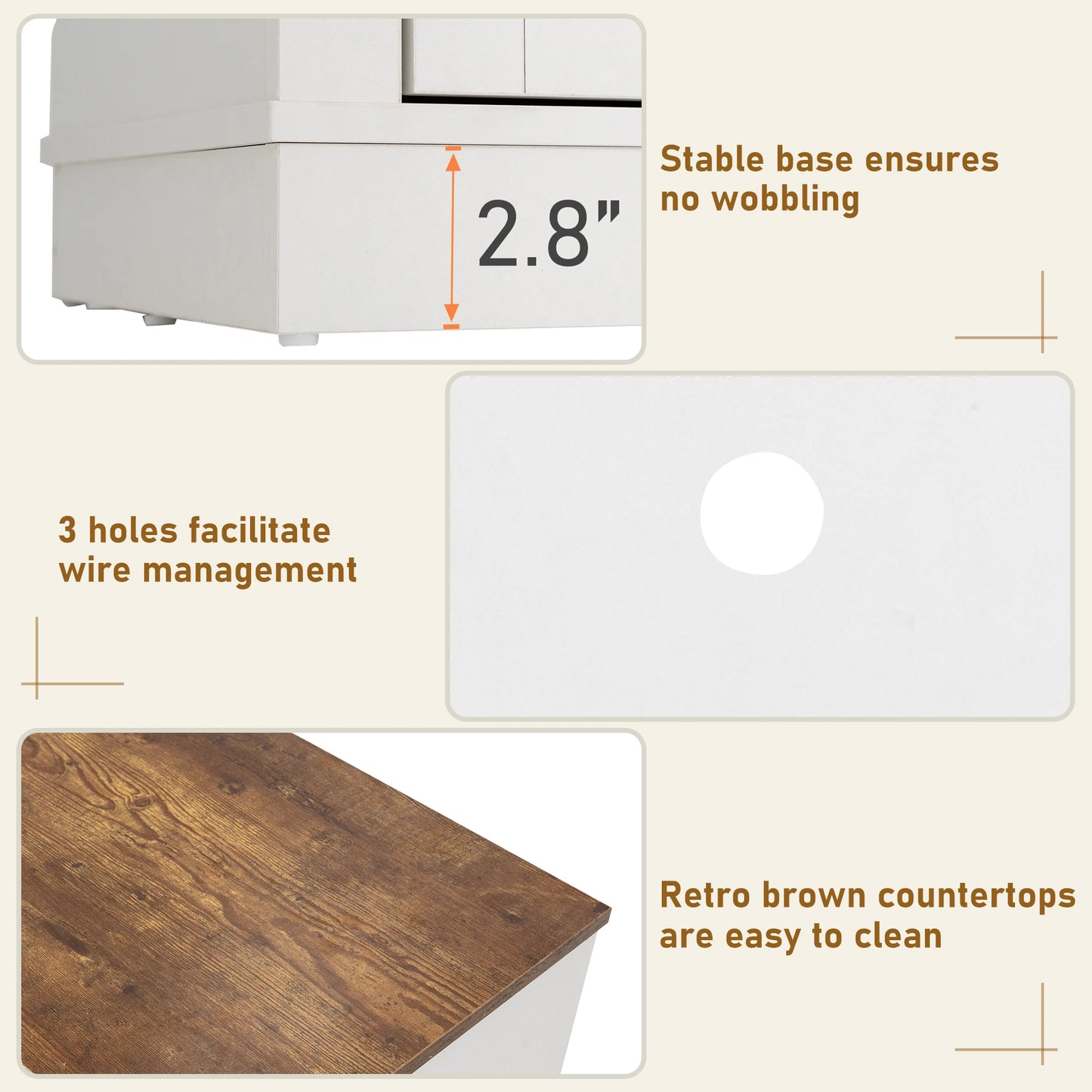 70'' Farmhouse Fireplace TV Stand with Barn Door