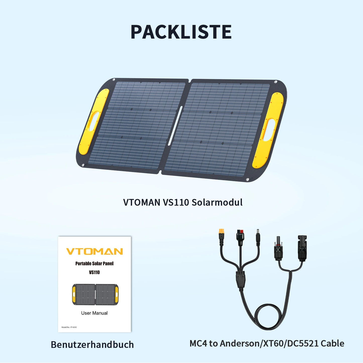 110W Portable Waterproof Foldable Solar Panel