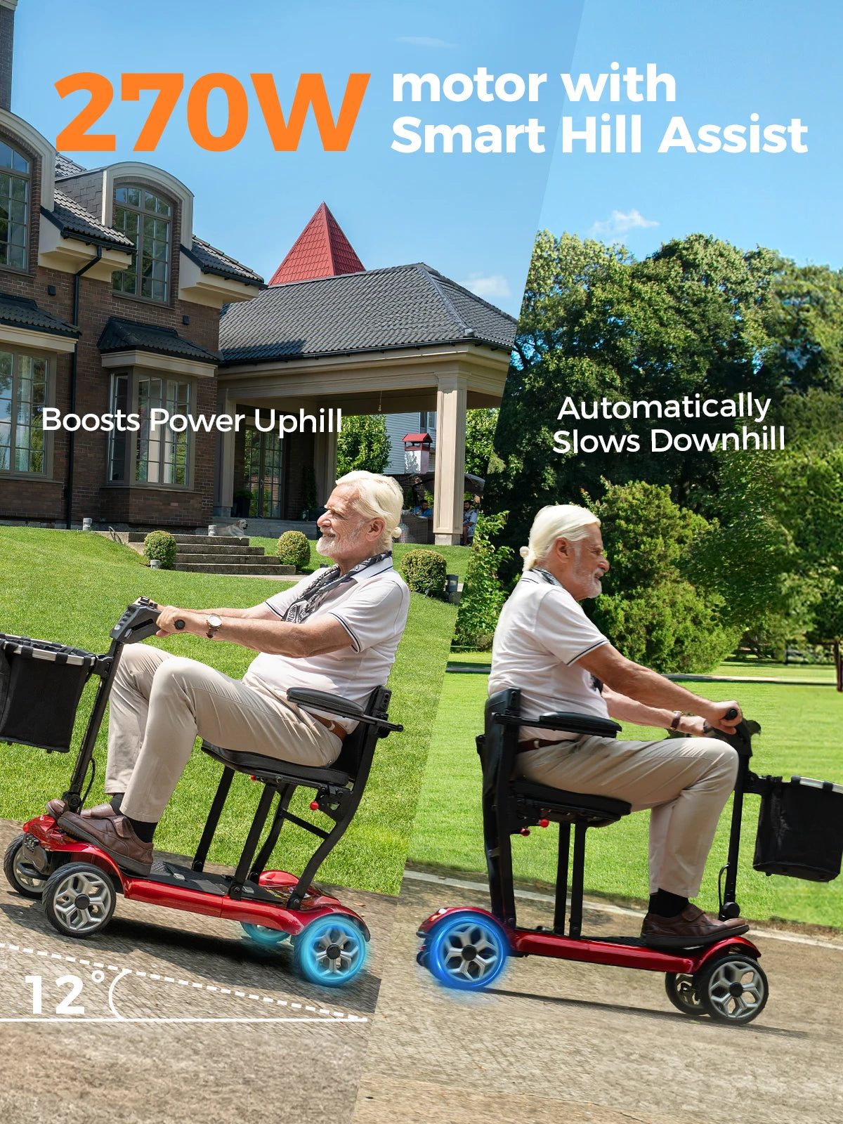 Electric Mobility Scooter For Adults And Seniors