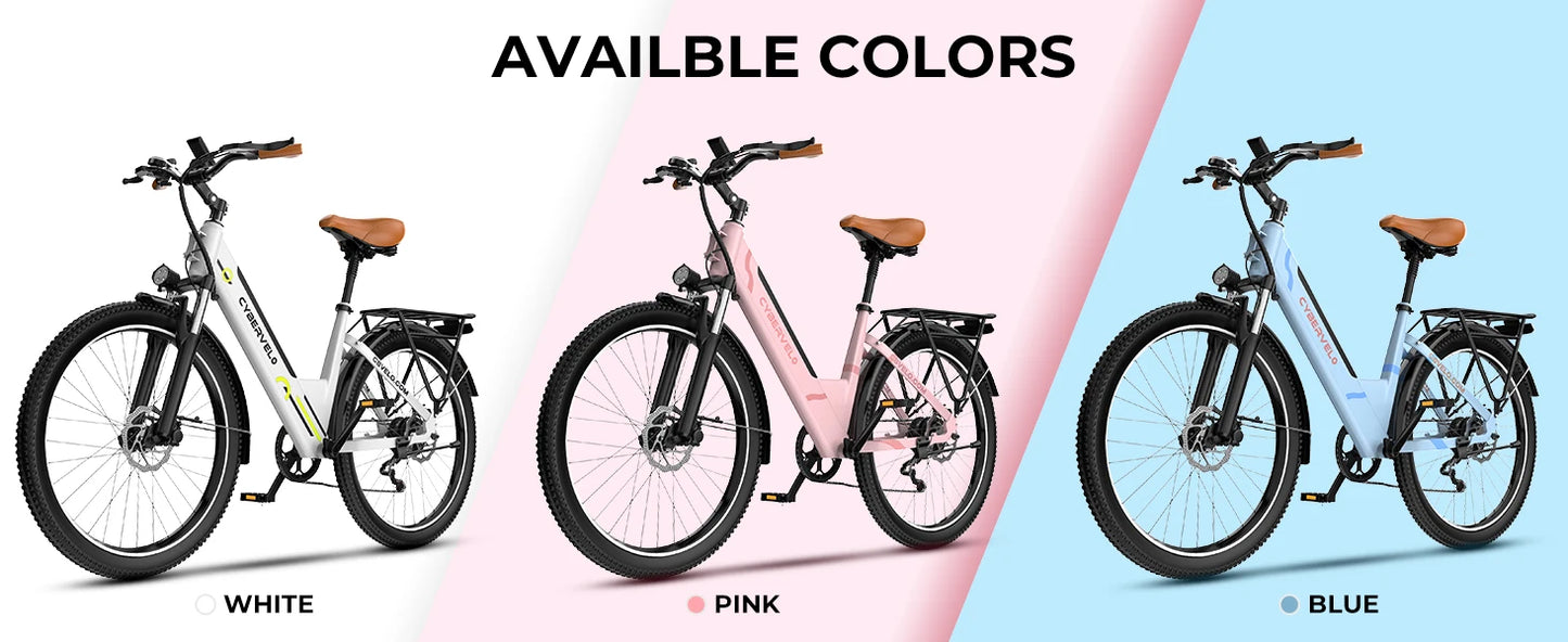 1000 Peak Electric Bike for Adults, up 80 Miles Removable Battery