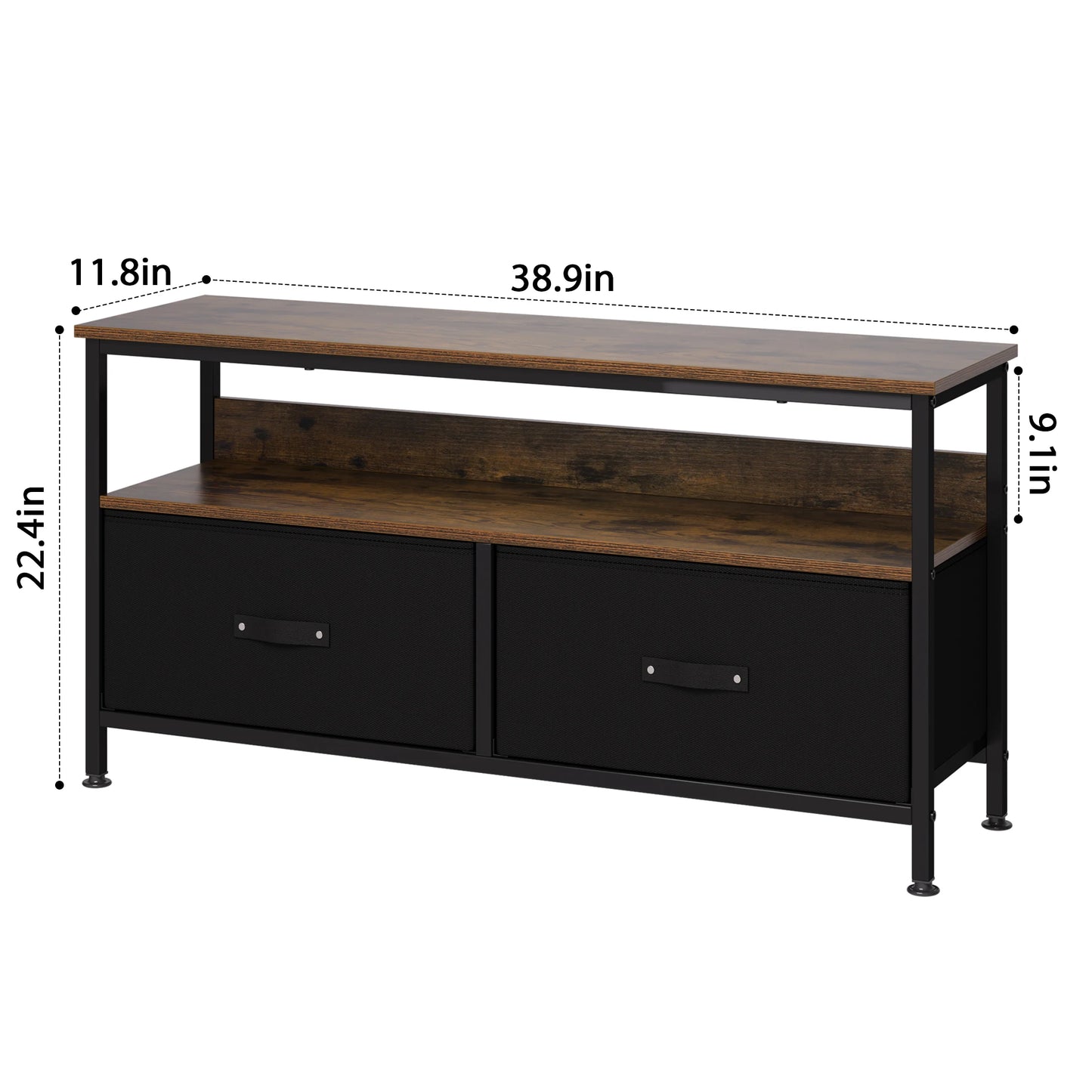TV Console Stand Dresser with Storage