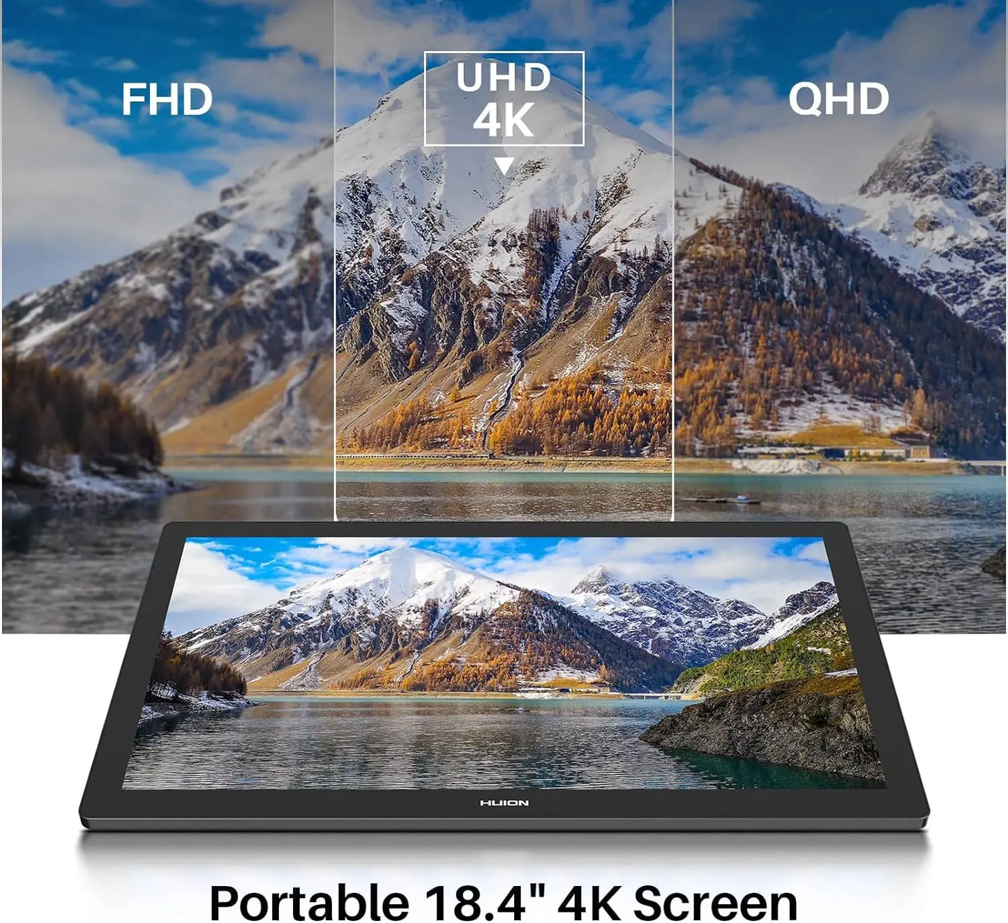 4K UHD Drawing Tablet with Touch Screen